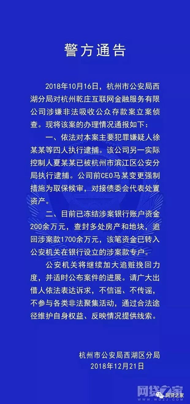 本周24家立案P2P平台有新进展（全名单）
